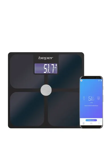 Wireless Smart Bioelectrical Impedance Body Scale With Bluetooth Smart APP - Max 180Kg