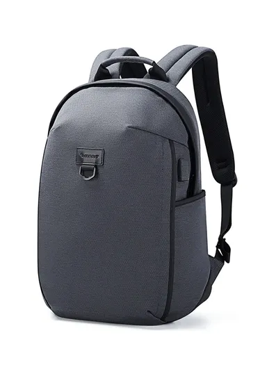 15.6-Inch Laptop Bike Backpack With TSA Lock &amp; RFID Anti-Theft Pocket - Gray