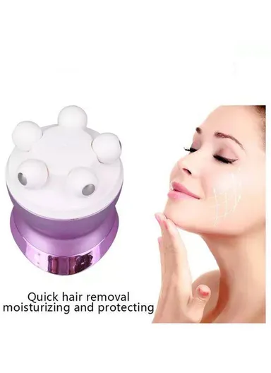 1400 mAh Rechargeable Multi-Functional Women Hair Epilator E-70019 -  Purple