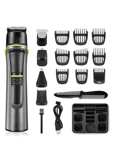5W 7000rpm 14-In-1 Waterproof Rechargeable Professional Multi-Purpose Hair Trimmer Kit 90346