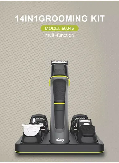 5W 7000rpm 14-In-1 Waterproof Rechargeable Professional Multi-Purpose Hair Trimmer Kit 90346