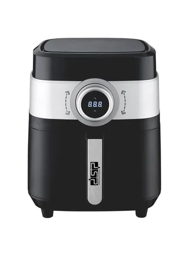 1800W 6.5L High-Quality Air Fryer Non-Stick KB2088 - Black &amp; Silver