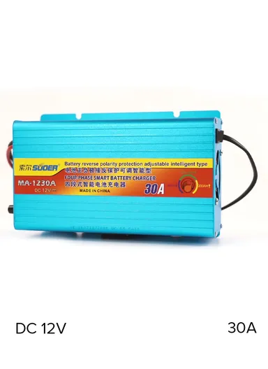 12V 30A Battery Charger Smart Solar Universal Car Battery Charger MA-1230A