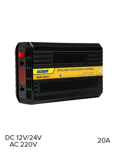 12V/24V 20A Solar Universal Car Battery Charger SON-20A+