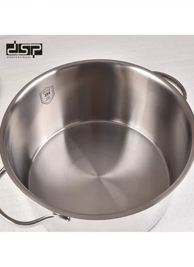 8 PCS 18/20/24/26cm Stainless Steel Casserole Set With Glass Lids CS003-S02