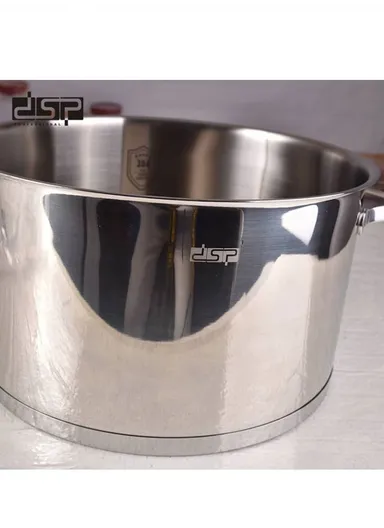 8 PCS 18/20/24/26cm Stainless Steel Casserole Set With Glass Lids CS003-S02