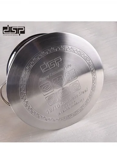 8 PCS 18/20/24/26cm Stainless Steel Casserole Set With Glass Lids CS003-S02