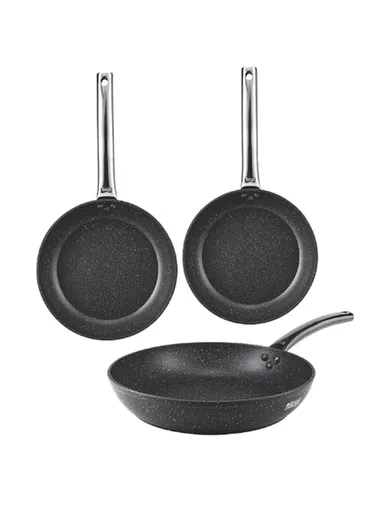 3 PCS 24/24/28cm Toughened Non-Stick Fry Pan Set CA008-S01