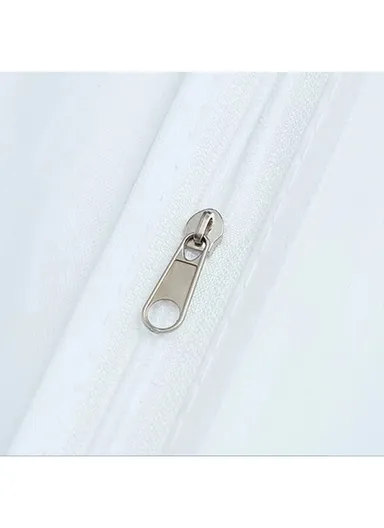 5Pc Clear Garment Bags Clothes Covers For Suits Dresses Coats (L140 x W60)cm - White