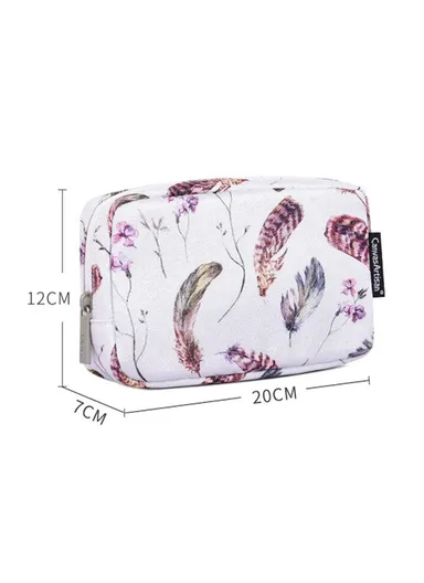 Multi-Use Waterproof PU Leather Digital Accessories &amp; Cable Organizer Storage Bag H9-S11 (L20cm x W12cm x H7)cm