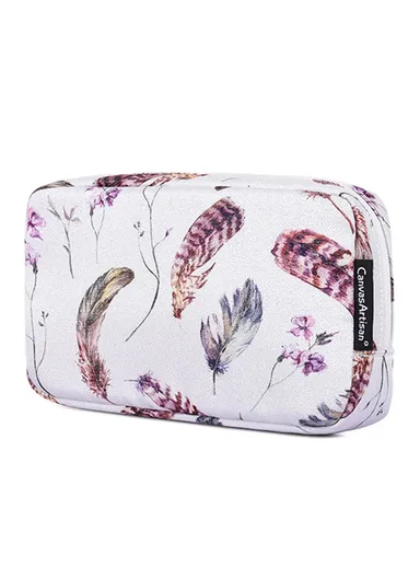 Multi-Use Waterproof PU Leather Digital Accessories &amp; Cable Organizer Storage Bag H9-S11 (L20cm x W12cm x H7)cm