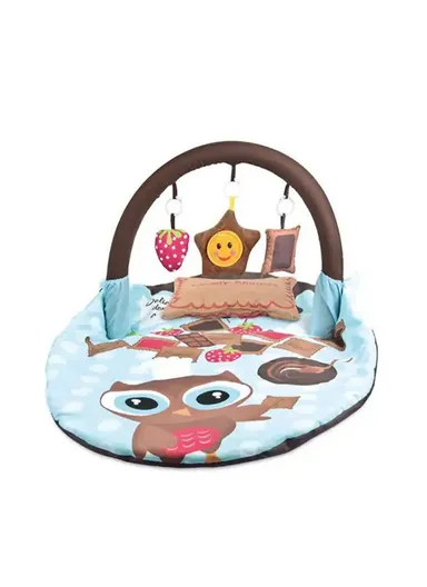 2-In-1 Baby Portable Bed With Pillow &amp; Music - Blue / 3m+