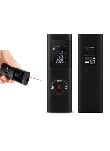 200mAh 40m Multifunctional USB Charging Portable Mini Smart LCD Digital Laser Meter