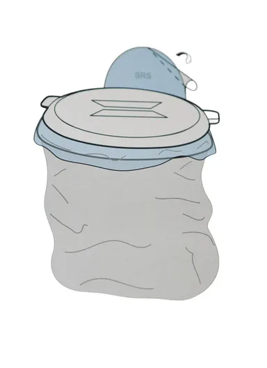 17cm Plastic Garbage Trash Bag Holder For Kitchen 