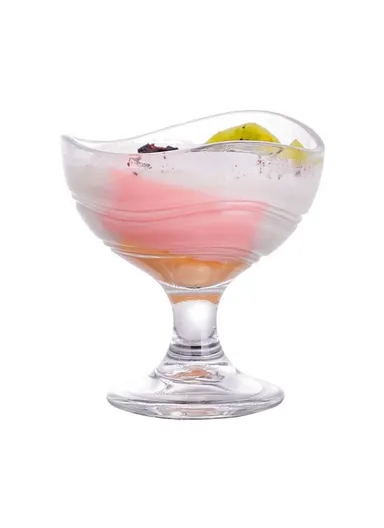 4 Pcs 200ML Ice Cream Glass Cup Set 
