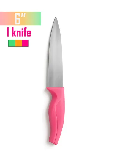 6'' Hard Durable Plastic Handle Stainless Steel Kitchen Knife
