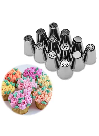 12Pcs Cake Decorating Set