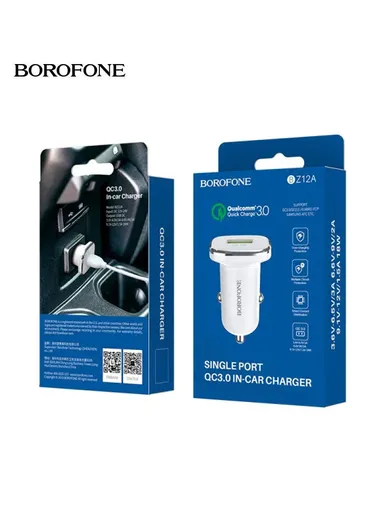18W Lasting Power QC3.0 Single Port In-Car Charger BZ12A