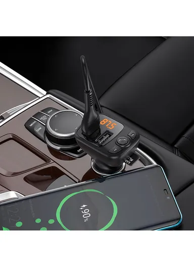 18W In-Car Audio Wireless FM Transmitter BC41