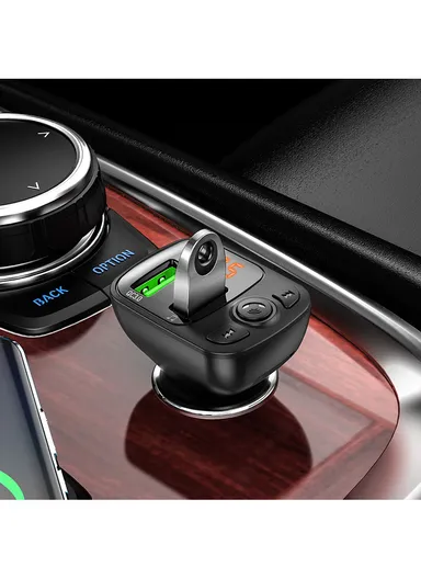 18W In-Car Audio Wireless FM Transmitter BC41