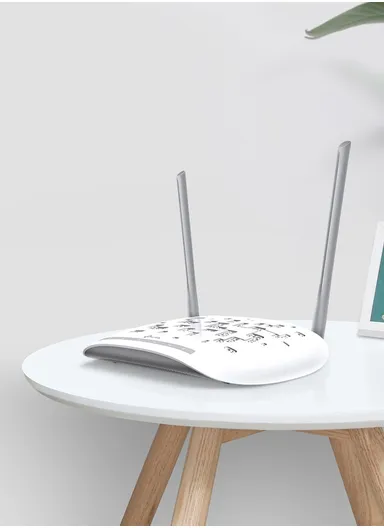 300Mbps 2 Antenna Wireless N USB VDSL/ADSL Modem Router TD-W9970