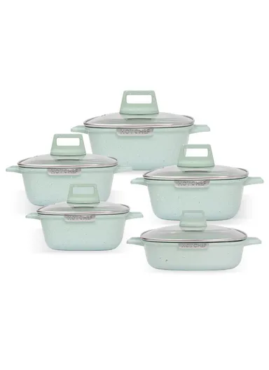 10 Pcs Die-Cast Granite Cookware Set