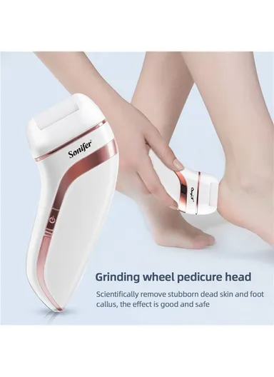 3W 3-in-1 Rechargeable Lady Epilator Shaver, Multi-Use Callus Remover Epilator with 3 Heads SF-9551
