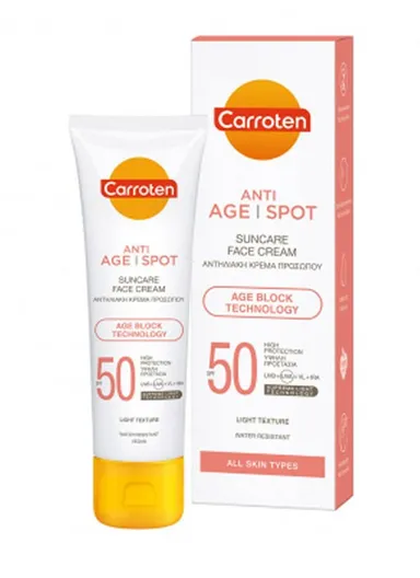 50ml Anti-Age / Anti-Spot Suncare Face Cream SPF50