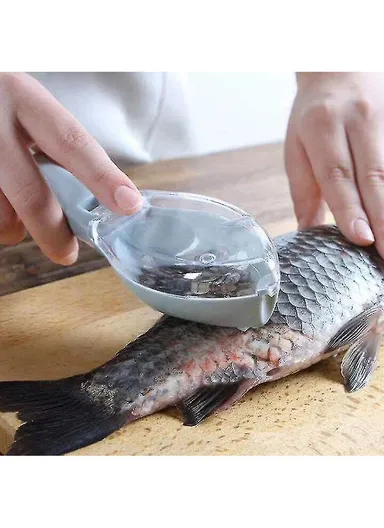 Kitchen Fish Scale Scraper Remover With Lid