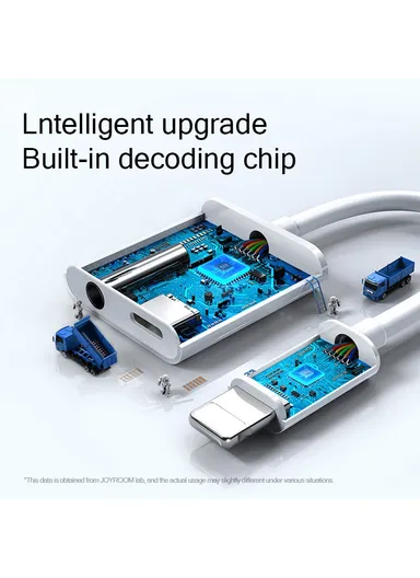 Call-Supporting Lightning To 3.5mm Audio &amp; Lightning Charging Converter Adapter S-Y105