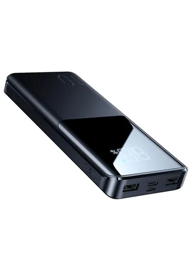 10000mAh 22.5W LED Display QC3.0 &amp; PD3.0 Fast Charging Power Bank JR-QP191 - Black