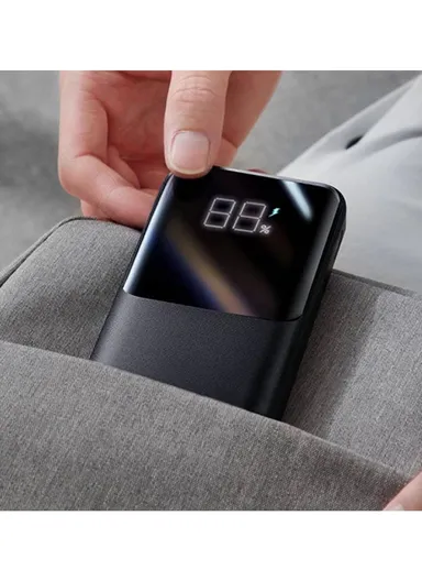 10000mAh 22.5W LED Display QC3.0 &amp; PD3.0 Fast Charging Power Bank JR-QP191 - Black