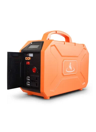 200W Mobile Solar Power Storage Box DC/AC Included Lithium Battery 50Ah