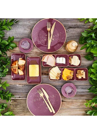 6 Pieces Small Dinner Knife - Gold