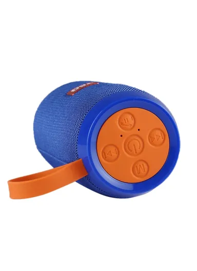 10W 1200mAh TF Card Rechargeable USB Multi-Function Bluetooth 4.2 Speaker with MIC Hands-Free TG106 (W7 x H16)cm - Blue