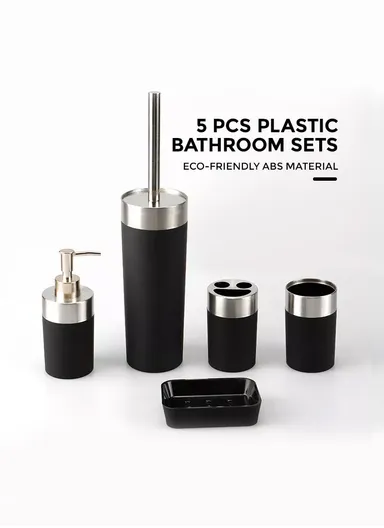 5 Pcs ABS Luxurious Bathroom Accessories Set JS100804-5