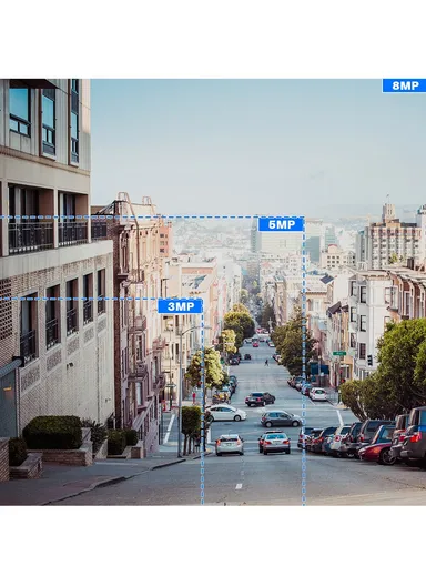 5MP HD IP Infrared Bullet Shape Waterproof Video Camera With POE FiS078EW-P (L6 x W5.2 x H18)cm