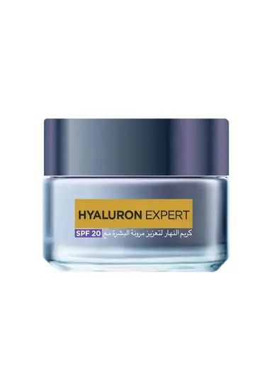 50ml L'Oreal Paris Hyaluron Expert Moisturiser and Plumping Anti-Aging Day Cream with Hyaluronic Acid