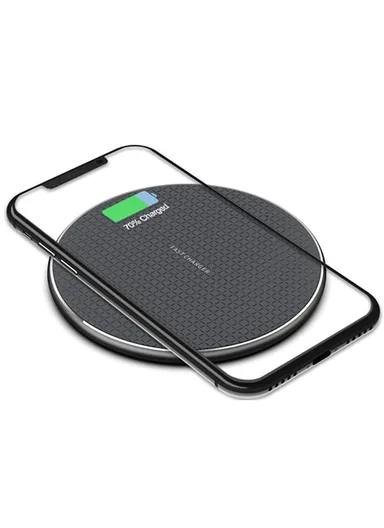 15W Ultra-Thin Fast Charging Wireless Phone Charging Metal Pad Q25