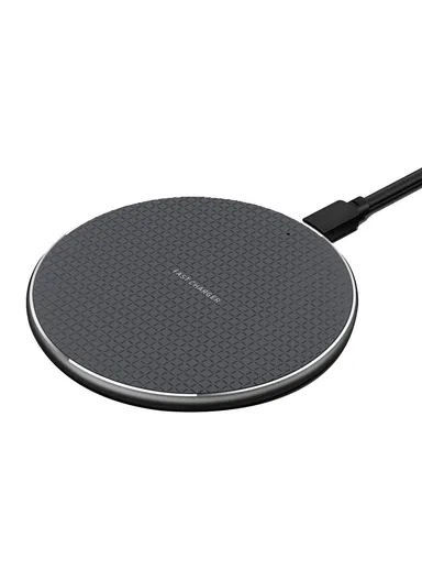 15W Ultra-Thin Fast Charging Wireless Phone Charging Metal Pad Q25