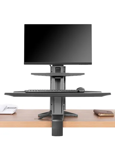 17-32'' Computer Monitor Desktop Stand With Key Board Plate L80