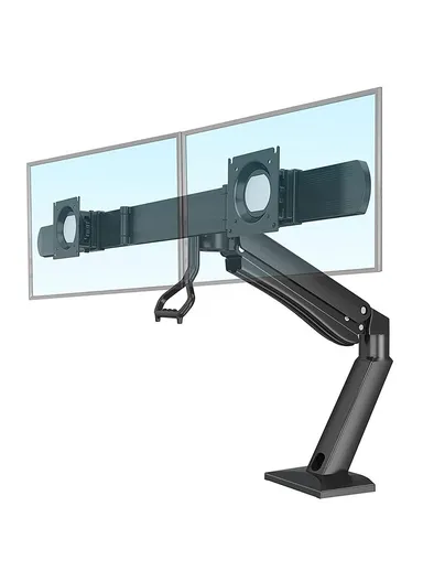 24-32'' Adjustable Dual Screen Computer Monitor Stand NB32 (L77 xW45 xH63)cm