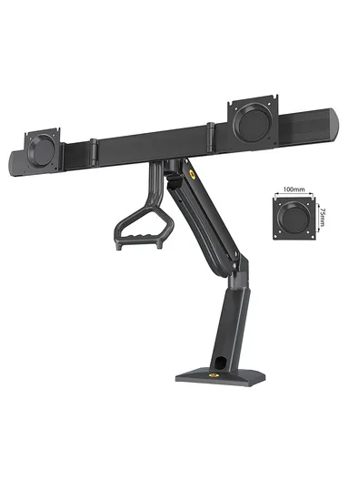 24-32'' Adjustable Dual Screen Computer Monitor Stand NB32 (L77 xW45 xH63)cm