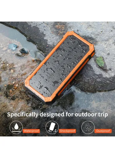 20000mAh PD18W Bidirectional Fast Charging Solar Power Bank With Flashlight MSL-888K
