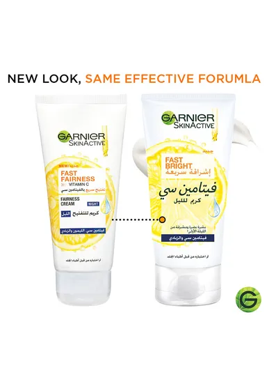 50ml Garnier Skin Active Fast Bright  Night Cream