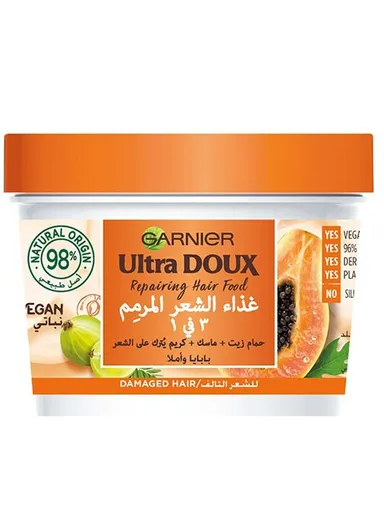 390ml Ultra Doux Hair Food Papaya &amp; Amla 3 in 1 Treatment