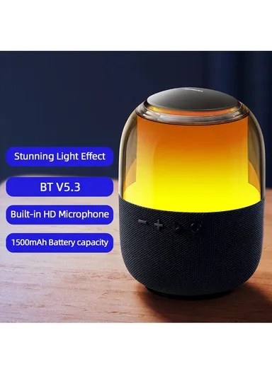 1500mAh Atmosphere Lamp Bluetooth 5.3 Speaker JR-ML05