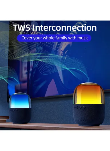 1500mAh Atmosphere Lamp Bluetooth 5.3 Speaker JR-ML05