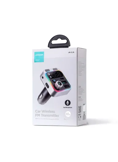 48W Car Wireless FM Transmitter JR-CL16 - Silver