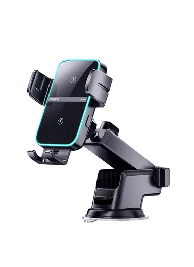 Dual-Coil Wireless Charging Car Holder (Dashboard Model) Black JR-ZS246 (Support Samsung Folding Phone)